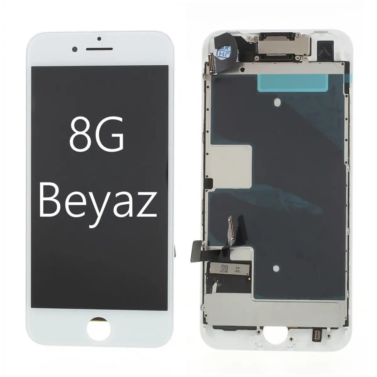 iPhone 8 / 8G Lcd Ekran Dokunmatik A++ Kalite BEYAZ