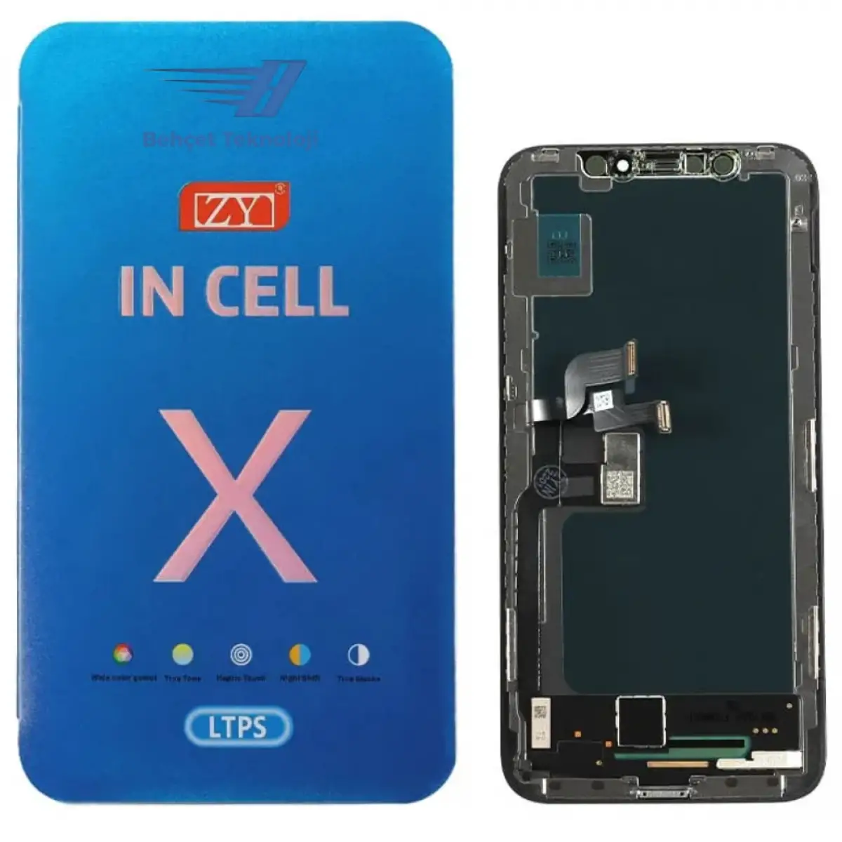 iPhone X Lcd Ekran Dokunmatik ZY İncell Kalite