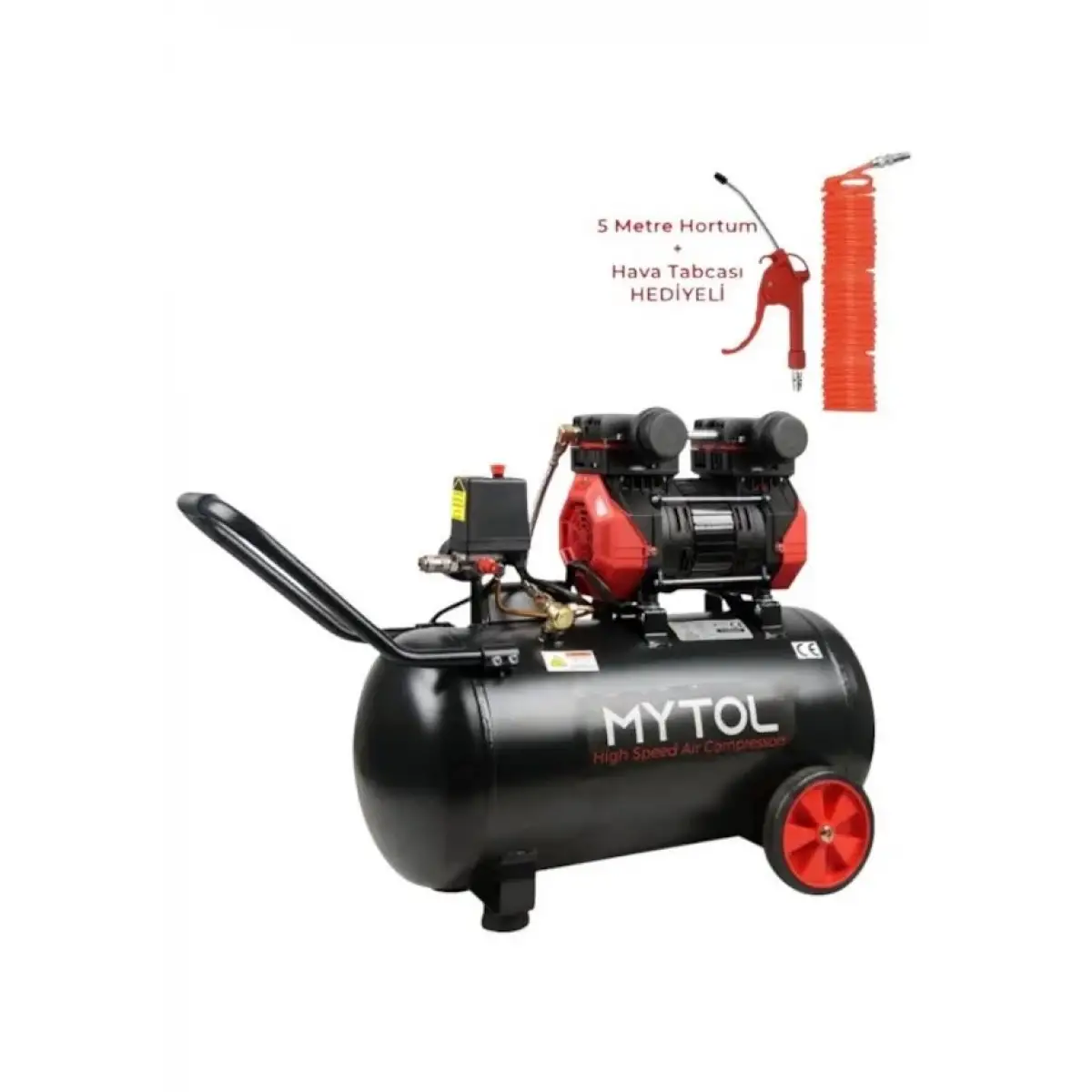 Mytol MY0501 50 LT 1.5 HP Sessiz Yüksek Hızlı Kompresör