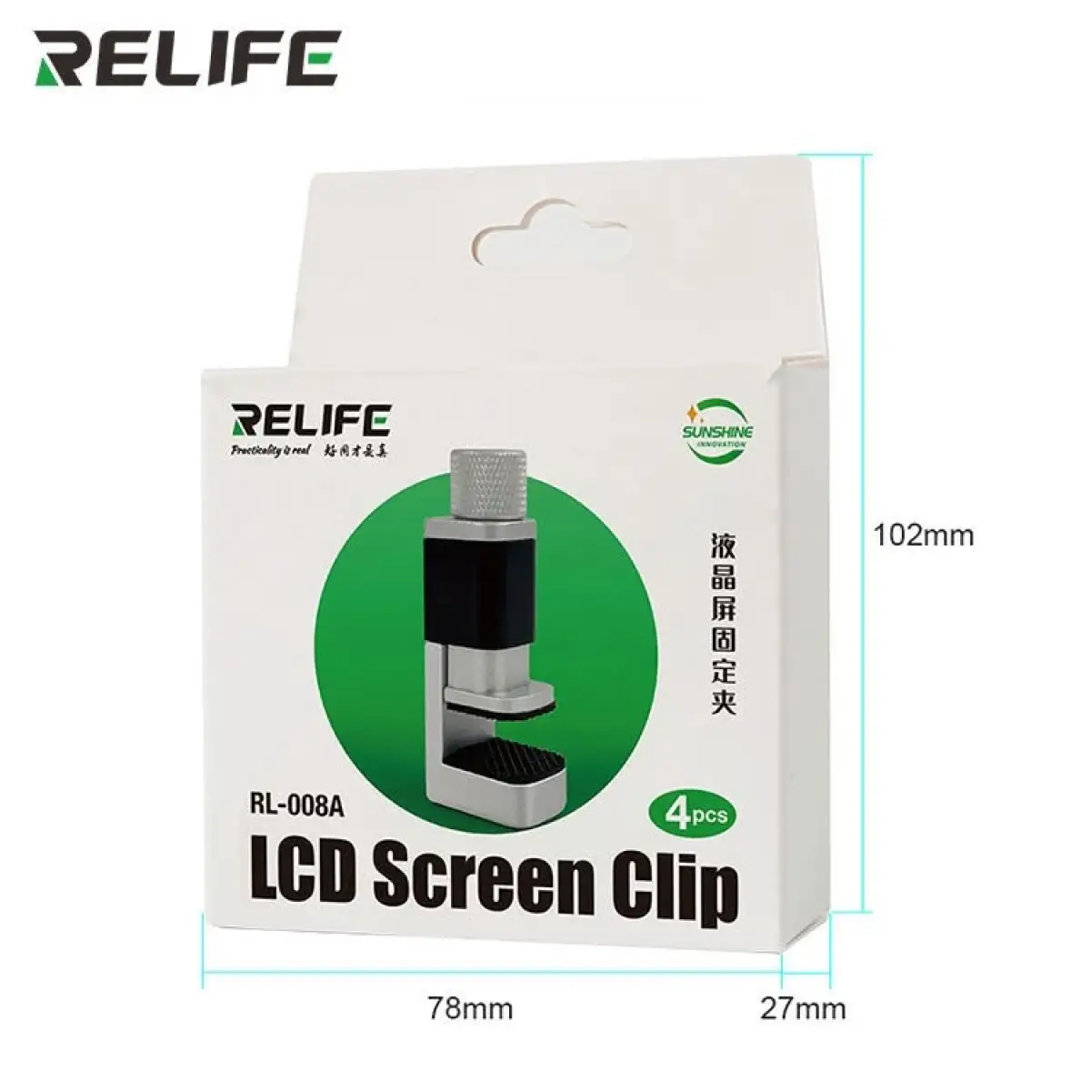 Relife RL-008A 4 Adet Sıkıştırıcı Tutucu Kıskaç