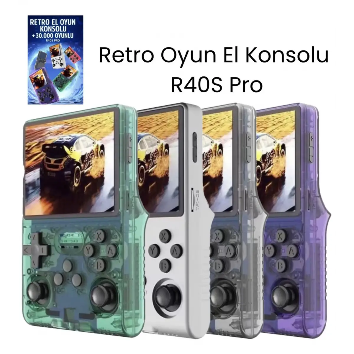 Retro R40S Pro El Oyun Konsolu – 30.000 Oyun
