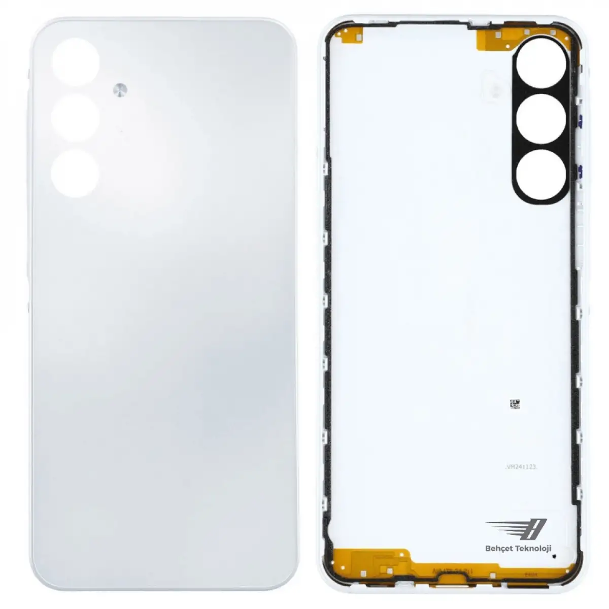 Samsung Galaxy A16 4G / SM-A165 SM-A165F Arka Kapak Pil Kapağı Gri