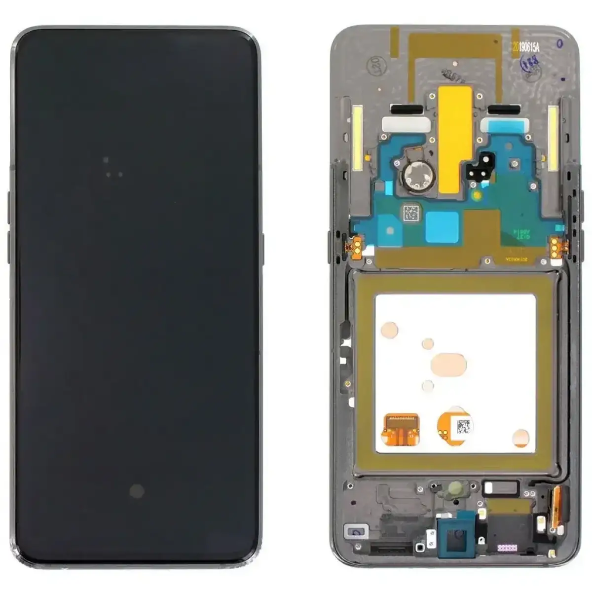 Samsung Galaxy A80 SM-A805 Lcd Ekran Dokunmatik Orijinal Çıtalı Servis Siyah