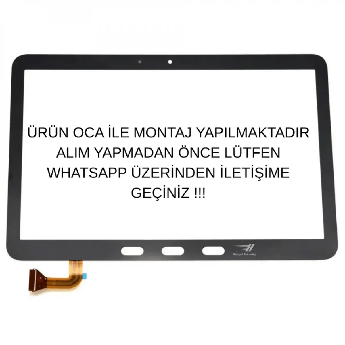 Samsung Galaxy Tab Active Pro SM-T540/T545/T547 Ön Cam Dokunmatik Lens Ocalı