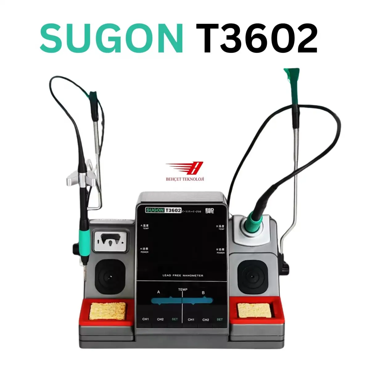 Sugon T3602 Çift Kollu Lehimleme İstasyonu