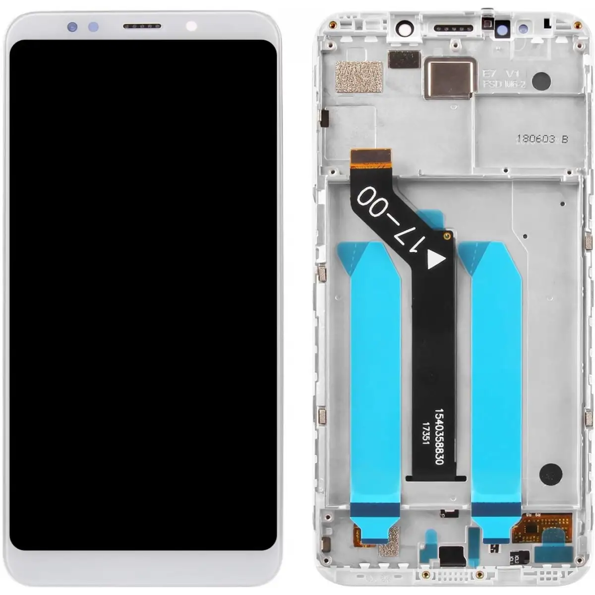 Xiaomi Redmi 5 Plus Lcd Ekran Dokunmatik Çıtalı Beyaz
