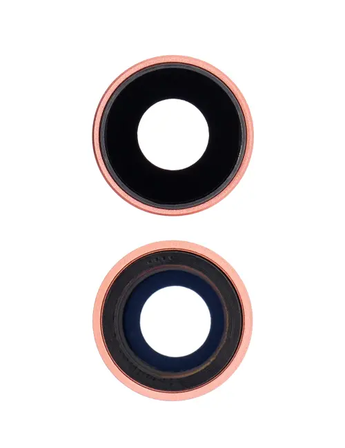 iPhone XR Kamera Camı Kamera Lensi Full Mercan Coral