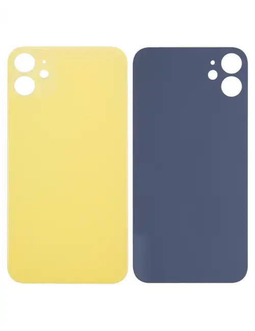 iPhone 11 Arka Cam Pil Kapağı Sarı