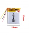 602626 3.7v 400mah Li-Polymer Batarya Pil