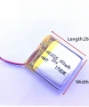 602626 3.7v 400mah Li-Polymer Batarya Pil