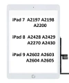Apple iPad 7.Nesil A2197 A2198 A2200 Dokunmatik Tuşlu BEYAZ