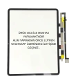 Apple iPad Air 6.Nesil 13 A2898 A2899 A2900 Dokunmatik Lens Ocalı