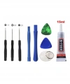B7000 Ekran Cam Kapak Yapıştırıcı 15 ML Şeffaf+Tamir Seti