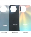 Casper Via A40 Arka Kapak Pil Kapağı Gümüş Gri