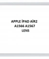 İpad Air 2 A1566 A1567 Lens Beyaz