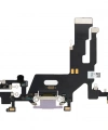iPhone 11 Şarj Soketi Kulaklık Mikrofon Film Bordu Mor