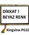 Kingvina-PG1026-FPC Kablo Kodlu Dokunmatik BEYAZ