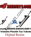 Samsung Galaxy Note GT-N8000 N8005 N8010 Power + Volume On Off Plastik Tuşu Siyah