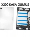 Samsung Galaxy Tab A8 SM-X200 X205 Arka Kasa Kapak GÜMÜŞ SIFIR