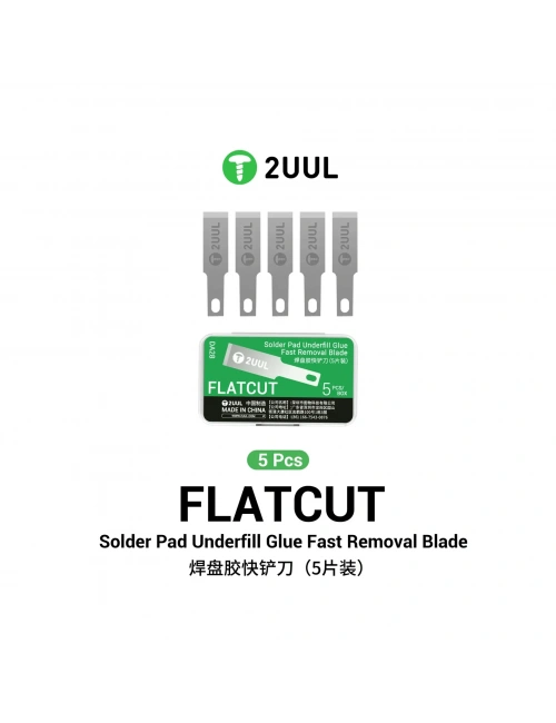 2UUL DA28 Flatcut Ic Lehim Pedi Alt Dolgu Tutkal Çıkarma Bıçağı