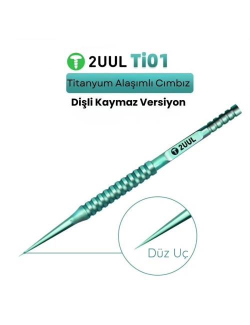 2UUL Ti01 Anti-Statik Düz Uçlu Entegre Cımbızı