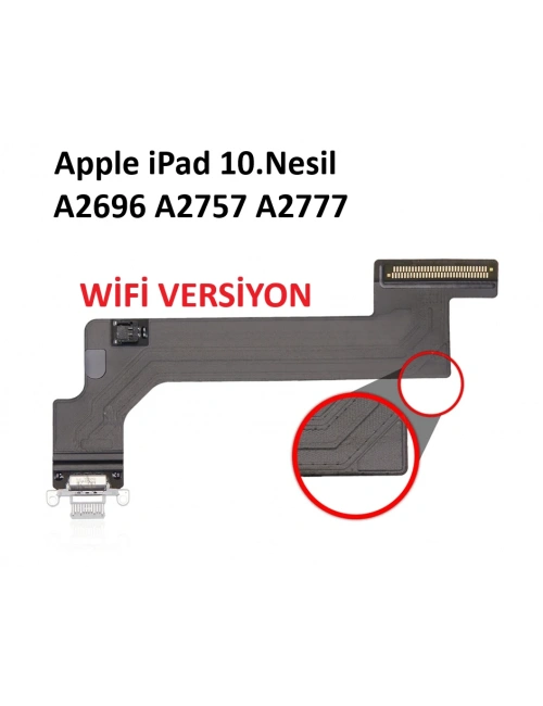 Apple iPad 10.Nesil A2696 A2757 A2777 Şarj Soketi WİFİ VERSİYON