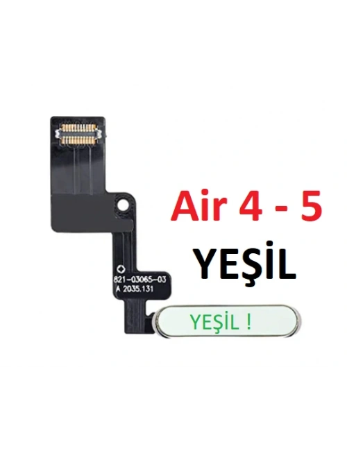 Apple iPad Air 4 - Air 5  A2072 A2316 A2324 A2325 On Off Güç Tuşu Yeşil