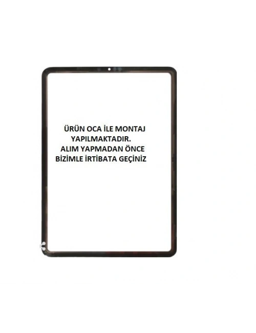 Apple iPad Pro 11 3.Nesil A2301 A2377 A2459 A2460 Ön Cam Lens