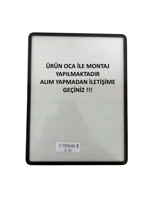 Apple iPad Pro 12.9 6.Nesil A2764 A2437 A2436 A2766 Ön Cam Lens Ocalı