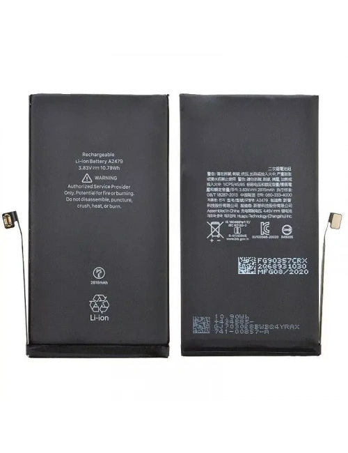 Apple iPhone 12 Güçlendirilmiş Yüksek Kapasiteli Batarya Pil