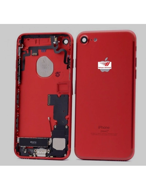Apple iPhone 7 - 7G Arka Kasa Full Dolu Kırmızı