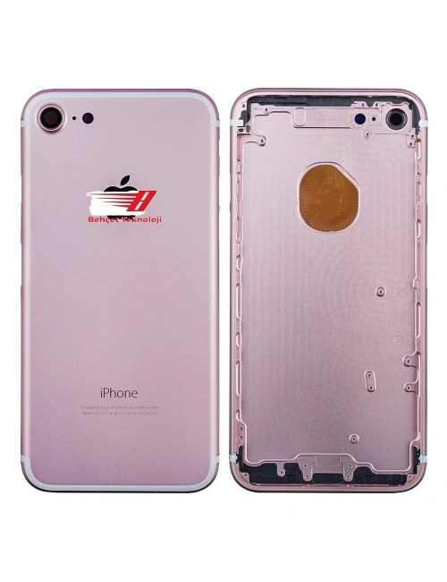 Apple iPhone 7 - 7G Arka Kasa Full Dolu Rose Gold
