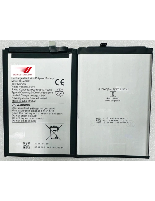 BL-49UX Kodlu Batarya Pil