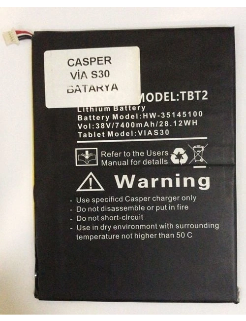 Casper Via L30 S30 Pil Batarya