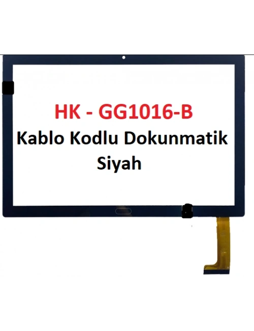 HK-GG1016-B Kablo Kodlu Dokunmatik Siyah