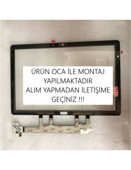 Huawei MediaPad M5 Lite 10 BAH2-W19 BAH2-W09 BAH2-L09 Ön Cam Dokunmatik Lens Ocalı