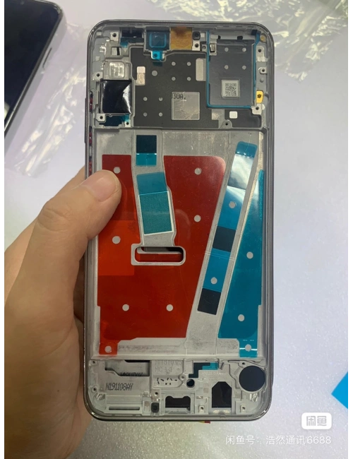Huawei P30 Lite MAR-LX1 MAR-LX1A Lcd Ekran Dokunmatik Full Çıtalı MAVİ