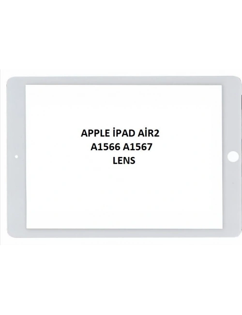 İpad Air 2 A1566 A1567 Lens Beyaz