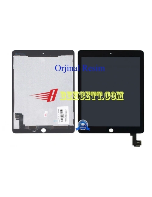 iPad Air 2 A1566 Lcd Ekran  Dokunmatik Takım Siyah