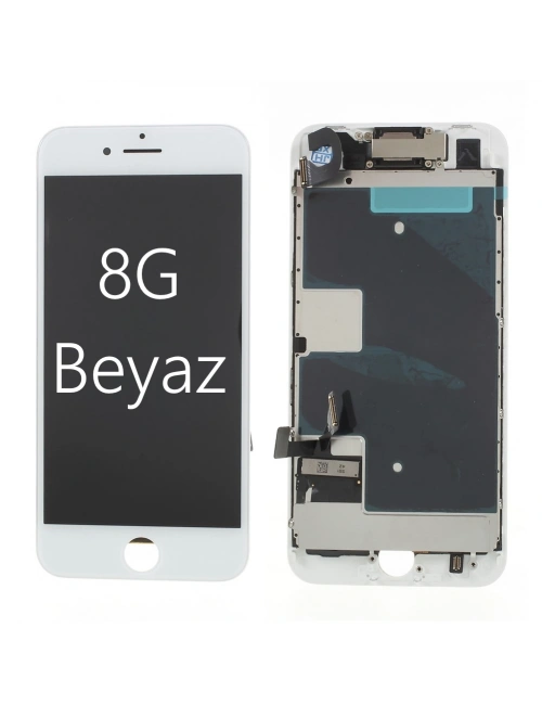 iPhone 8 / 8G Lcd Ekran Dokunmatik A++ Kalite BEYAZ