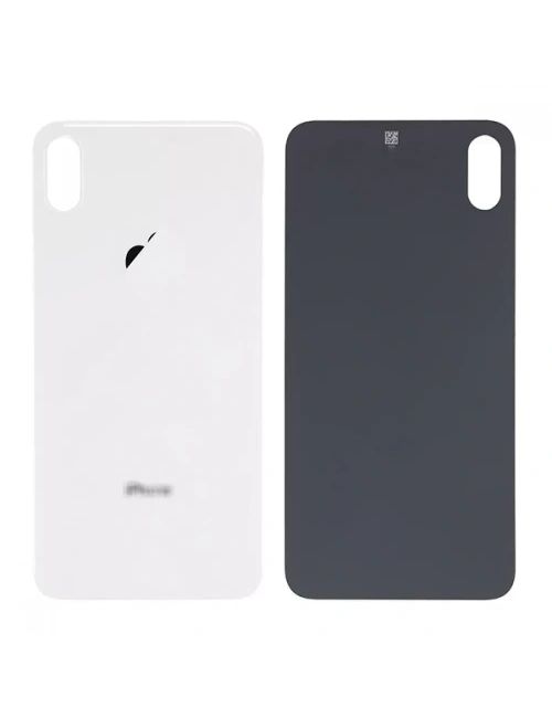 iPhone XS Max Arka Cam Pil Kapağı Gümüş Silver