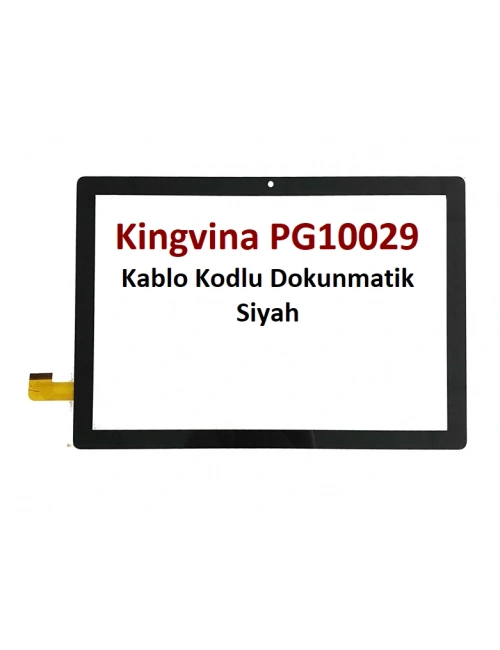 Kingvina PG10029 Kablo Kodlu Dokunmatik Siyah