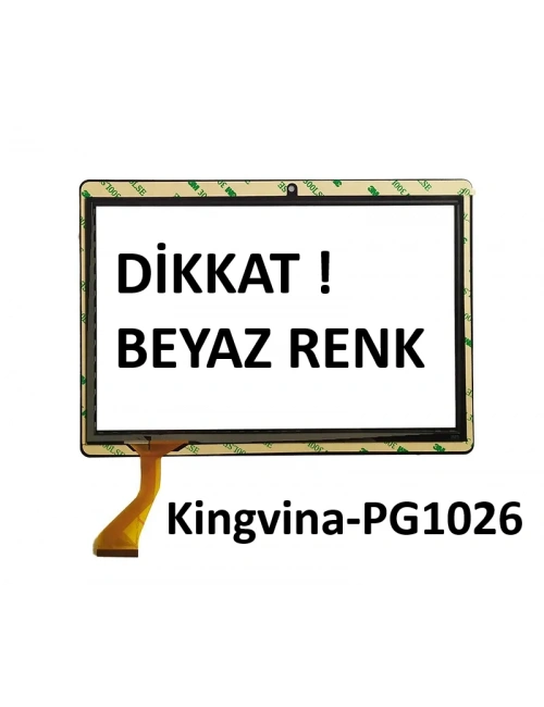 Kingvina-PG1026-FPC Kablo Kodlu Dokunmatik BEYAZ