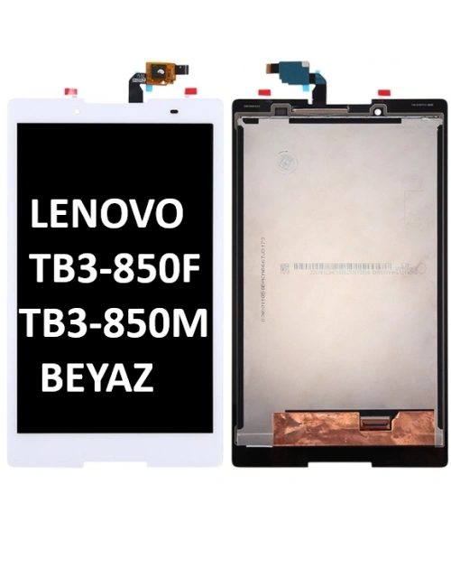 Lenovo Tab 3 TB3-850 TB3-850F TB3-850M Lcd Ekran Dokunmatik Takım Beyaz