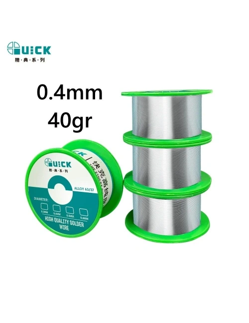 Quick JD 0.4mm Lehim Teli 40Gr