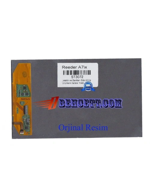 Reeder A7ix Lcd Ekran Panel Servis Orjinali