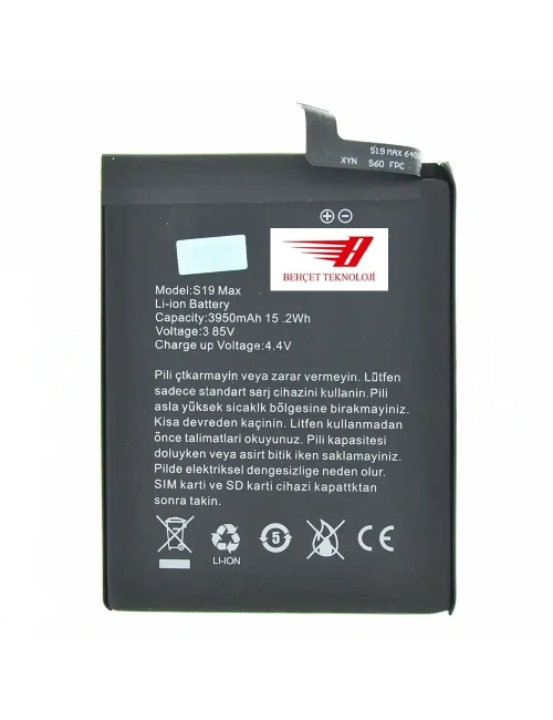 Reeder S19 Max Batarya Pil