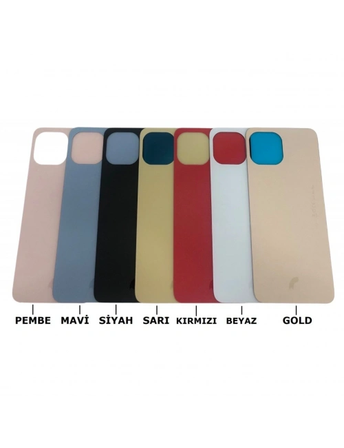 Reeder S23 Pro Max Arka Kapak Pil Kapağı Sarı