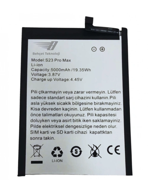 Reeder S23 Pro Max Batarya Pil