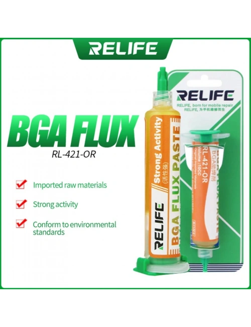 Relife RL-421-OR BGA Lehim Macunu Tüp Flux